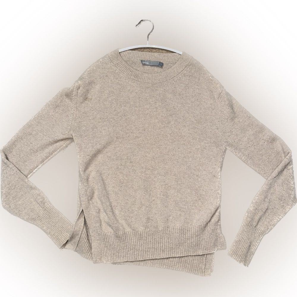 Vince Women's Crew Neck Sweater in Beige